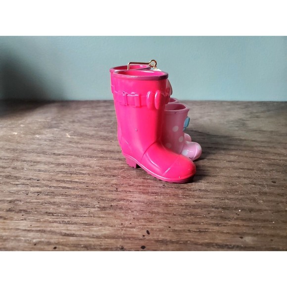 2017 Hallmark Keepsake Ornament 'Like Mom, Like Daughter' Holiday Boots - Picture 3 of 7